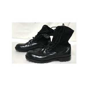 Rothco Black Lace Up Jungle‎ Combat Boots Mens Size 7R Military Tactical Grunge